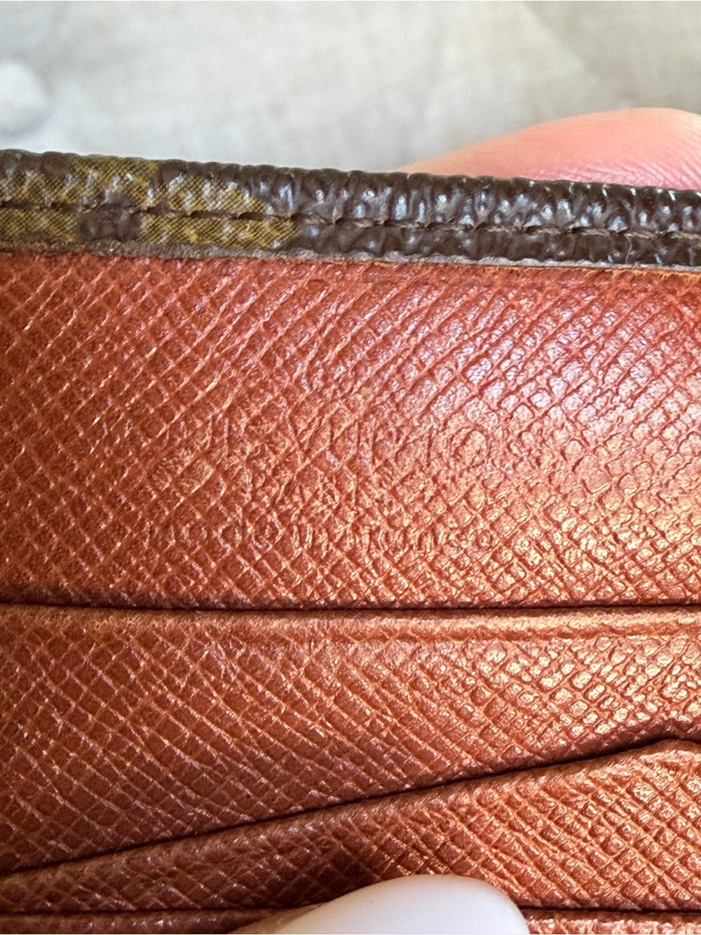Louis Vuitton Vintage Monogram Elise Compact Bifold Coin Wallet 1990 France - Picture 13 of 14
